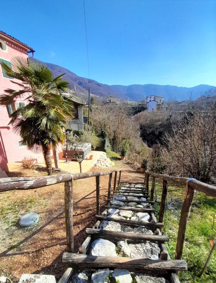 La Casa Rosa Di Segusino With Spa Jacuzzi In Garden Sequsino ภายนอก รูปภาพ